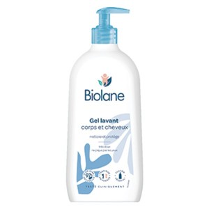 BIOLANE GEL LAVANT CORPS ET CHEVEUX 750ML